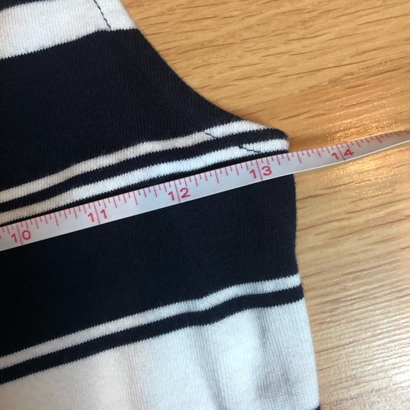 J. CREW navy white striped tank dress Sz XS - Picture 11 of 15